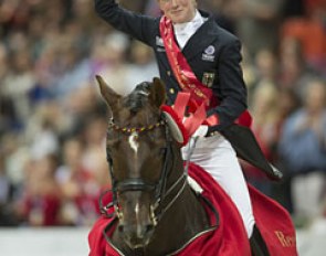 Helen Langehanenberg and Damon Hill win the 2013 World Cup Finals :: Photo © Dirk Caremans