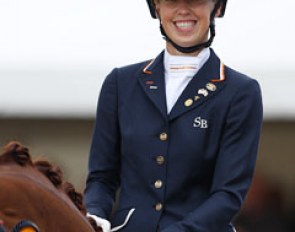 23-year old Kirsten Brouwer has a big smile on her face