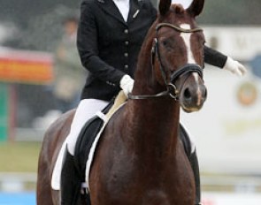 Czech Eva Jancarikova on the big mover Sir Boss (by Sir Donnerhall I x Fabriano)
