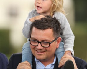 François Kasselmann with his child
