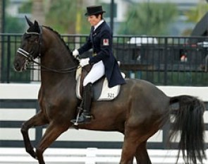 Christilot Boylen and Dio Mio at the 2013 CDI-W Florida Dressage Classic :: Photo © Sue Stickle