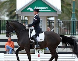 David Marcus and Chrevi's Capital at the 2013 CDI-W Wellington :: Photo © Sue Stickle