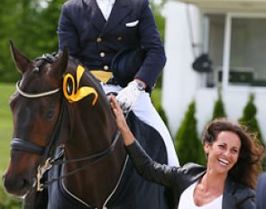 Holga Finken and Gestut Bonhomme owner Rebecca Gutman :: Photo © Renke Klaproth