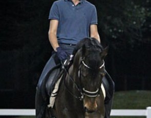 Hans Peter Minderhoud on Next One at the Jim Brandon equestrian centre in Florida