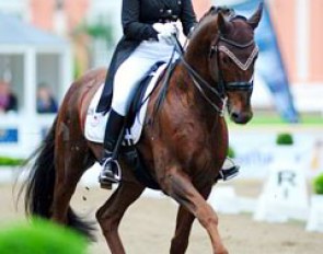 Uta Gräf and Damon Jerome won the national Prix St Georges class