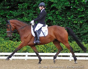 Lena Waldmann and Caya at the BuCha Qualifier in Wolfskehlen :: Photo © Jan Reumann