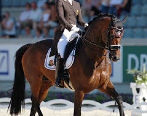 Julie de Deken and Lucky Dance at the 2014 CDIO Aachen :: Photo © Astrid Appels