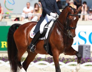 Verdades' piaffe at X in the Grand Prix Special