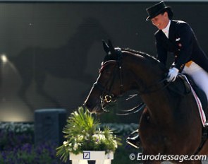 Mikala Gundersen gives My Lady a big pat