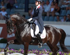 Caroline Roffman and Her Highness O at the 2014 CDIO Aachen :: Photo © Astrid Appels