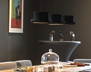 The reception area
