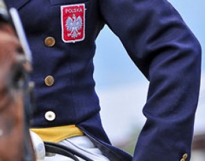 Polish patch on a show jacket