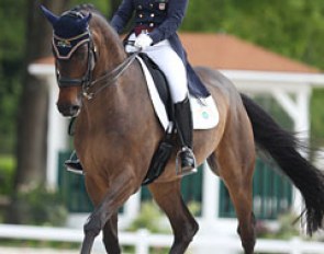 Susan Dutta and Lumberjack at the 2014 CDI Compiegne :: Photo © Astrid Appels