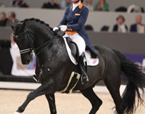 Danielle Heijkoop and Siro at the 2014 CDI-W 's Hertogenbosch :: Photo © Astrid Appels