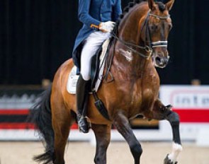 Hans Peter Minderhoud and his rising Grand Prix star Johnson