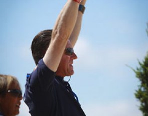 Norwegian team trainer Thomas Dolleris Larsen