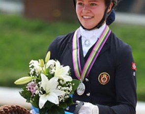 Alexandra Andresen at the 2014 European Junior Riders Championships :: Photo © Astrid Appels