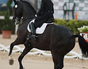 Polish Aleksandra Kozubska on the former international Grand Prix horse S Rappe