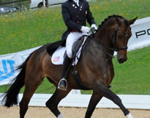 Steffen Peters and Rosamunde at the 2014 CDI Fritzens :: Photo © Selene Scarsi