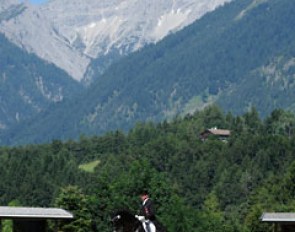 Hans Staub on Warbeau at the Schindlhof