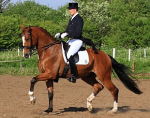 Sune Hansen on the 9-year old Danish bred Carso'Ni