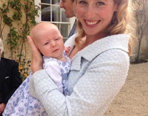 Wedding crashers Laura Tomlinson-Bechtolsheimer with 2-month old Annalisa
