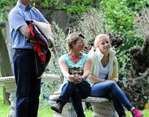 Horse shows are a family affair. The Nowag family pictured here