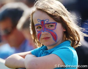 A young fan watching the Grand Prix in Hagen