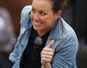 A thumb's up from Lyndal Oatley
