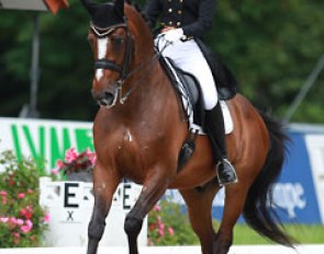 Kathrine Springborg and May Candeloro at the 2014 CDIO-PJYR Hagen :: Photo © Astrid Appels