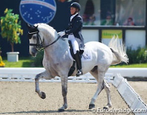 Anne van Olst and Zidhane at the 2014 CDI Hagen :: Photo © Astrid Appels