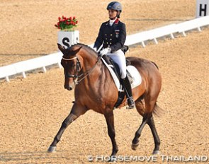 Shruti Vora and Akira were the best performing Indian pair at the 2014 Asian Games :: Photo © Horse Move Thailand