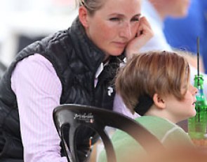 Kristy Oatley with her son