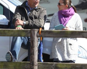 Matthias' father Klaus Martin and his wife Franziska is due to give birth to their first child in October
