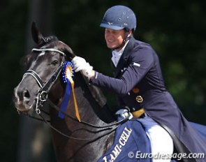 Matthias Rath and Bretton Woods in the Prix St Georges prize giving at the 2014 CDI Kapellen :: Photo © Astrid Appels