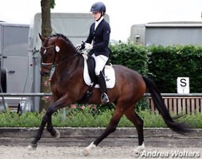 Beatrice Buchwald and Skyfall at the 2014 CDN Neuss-Grefrath :: Photo © Andrea Wolters
