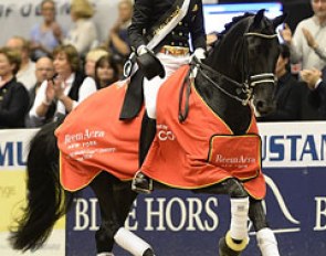 The Netherlands’ Edward Gal steered Undercover to victory in the opening leg of the World Cup Dressage 2014/2015 Western European League at Odense in Denmark :: Photo © Annette Boe Ostergaard