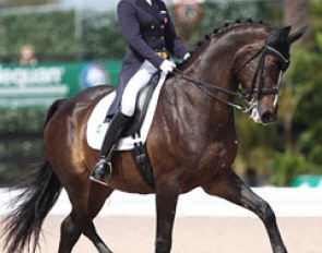 Mikala Gundersen and My Lady at the 2014 Palm Beach Dressage Derby :: Photo © Astrid Appels