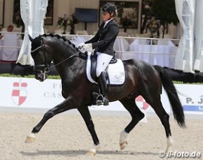 Dorothee Schneider and Sezuan at the 2014 CDI Perl :: Photo © LL-foto