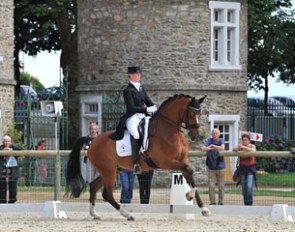Joyce Lenaerts and Show Boy at the 2014 CDI Pompadour