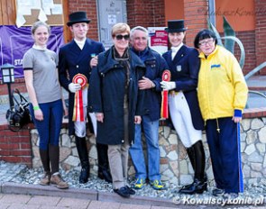Judge Elizabeth Max-Theurer with the Ukrainian team