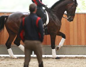 Robert Dover coaching Adrienne Lyle on Wizard
