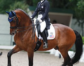 Mackinzie Pooley and Partous in the Under 25 competition at the 2014 CDIO Rotterdam :: Photo © Astrid Appels