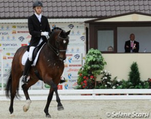 Peter Storr judging at the 2014 CDI-JYR Ryazan
