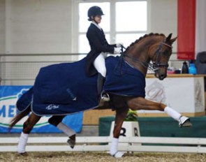 Nicola Ahorner and Robbespiere at the 2014 CDI Stadl Paura :: Photo © Rainer Dill