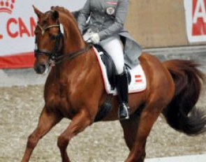 Diana Porsche and Eloy at the 2014 CDI Stadl Paura :: Photo © Rainer Dill