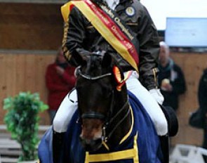 Marcus Hermes and Royal Mirage win the 2014 German Championships for Professional Dressage Riders :: Photo © Mieleszko.com