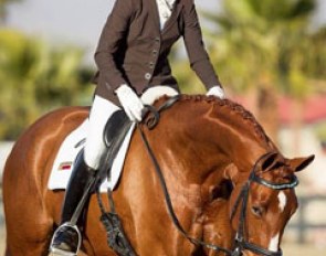 Nicholia Clarke on Breanna's 2007 born daughter Roulette (by Rousseau)