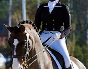 Spanish-Russian junior Catalyna Makhmudova-Petrenko on Alandro at the 2014 CDIO Vidauban :: Photo © E. Shtatnova, equestrian.ru