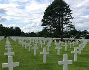 The Normandy American Cemetery and Memorial in Correville Sur Mer